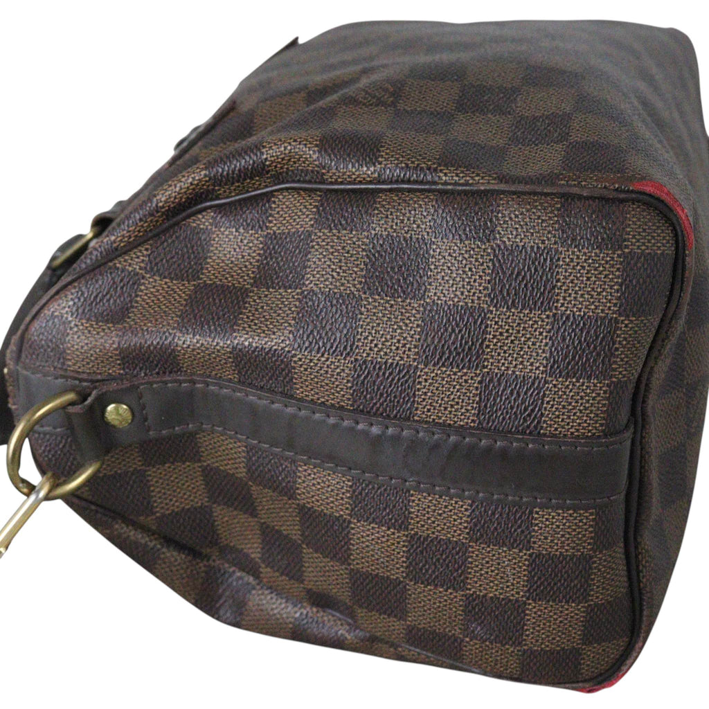 Louis Vuitton Speedy 25 Bandouliere Damier Ebene