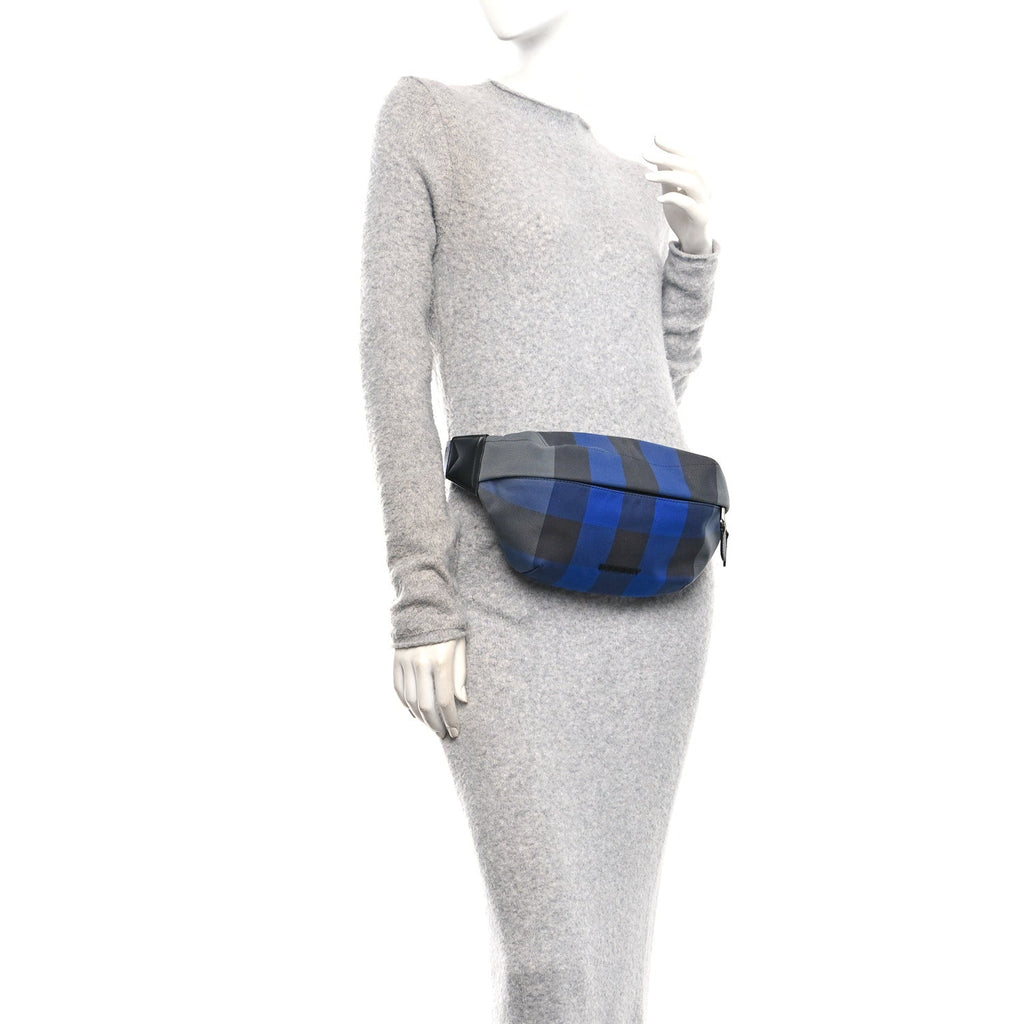 House Check Sonny Bum Bag  Oceanic Blue