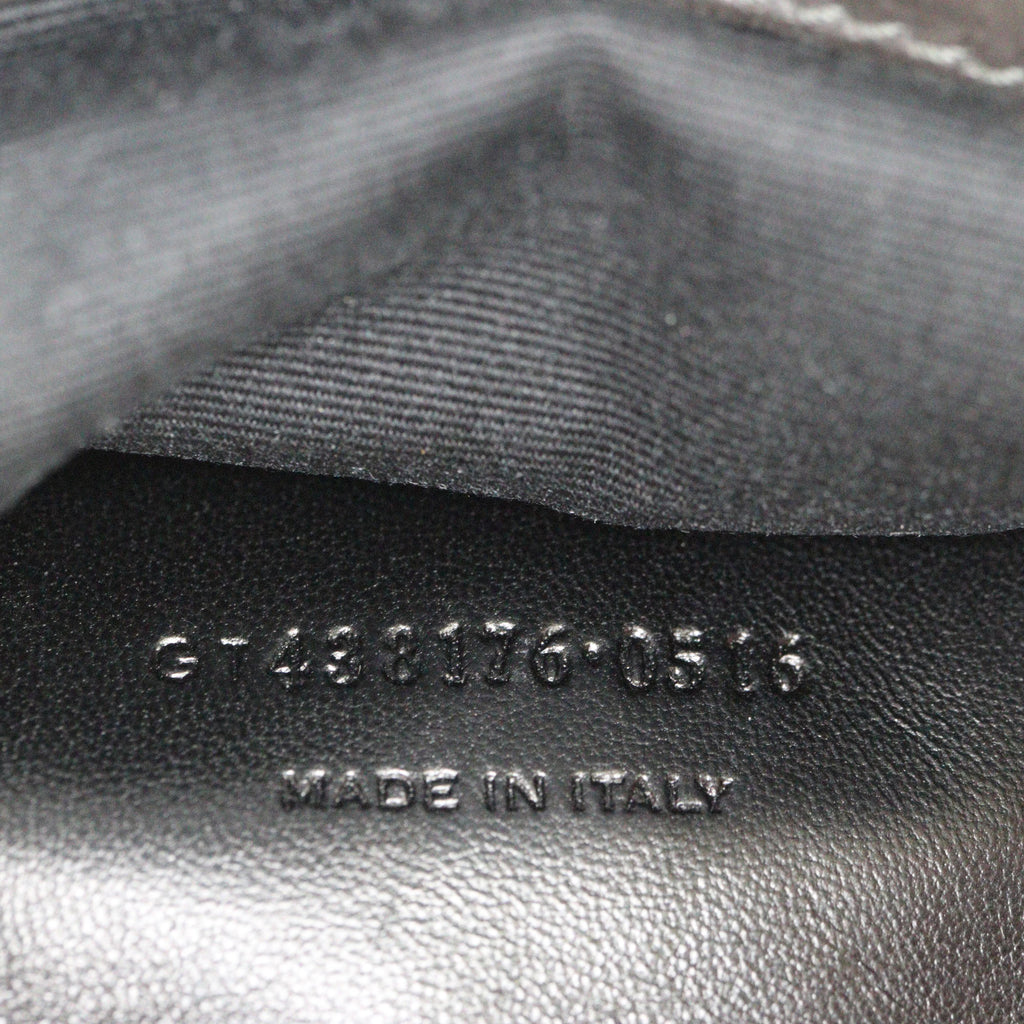 Saint Laurent West Hollywood Medium Croc-Embossed
