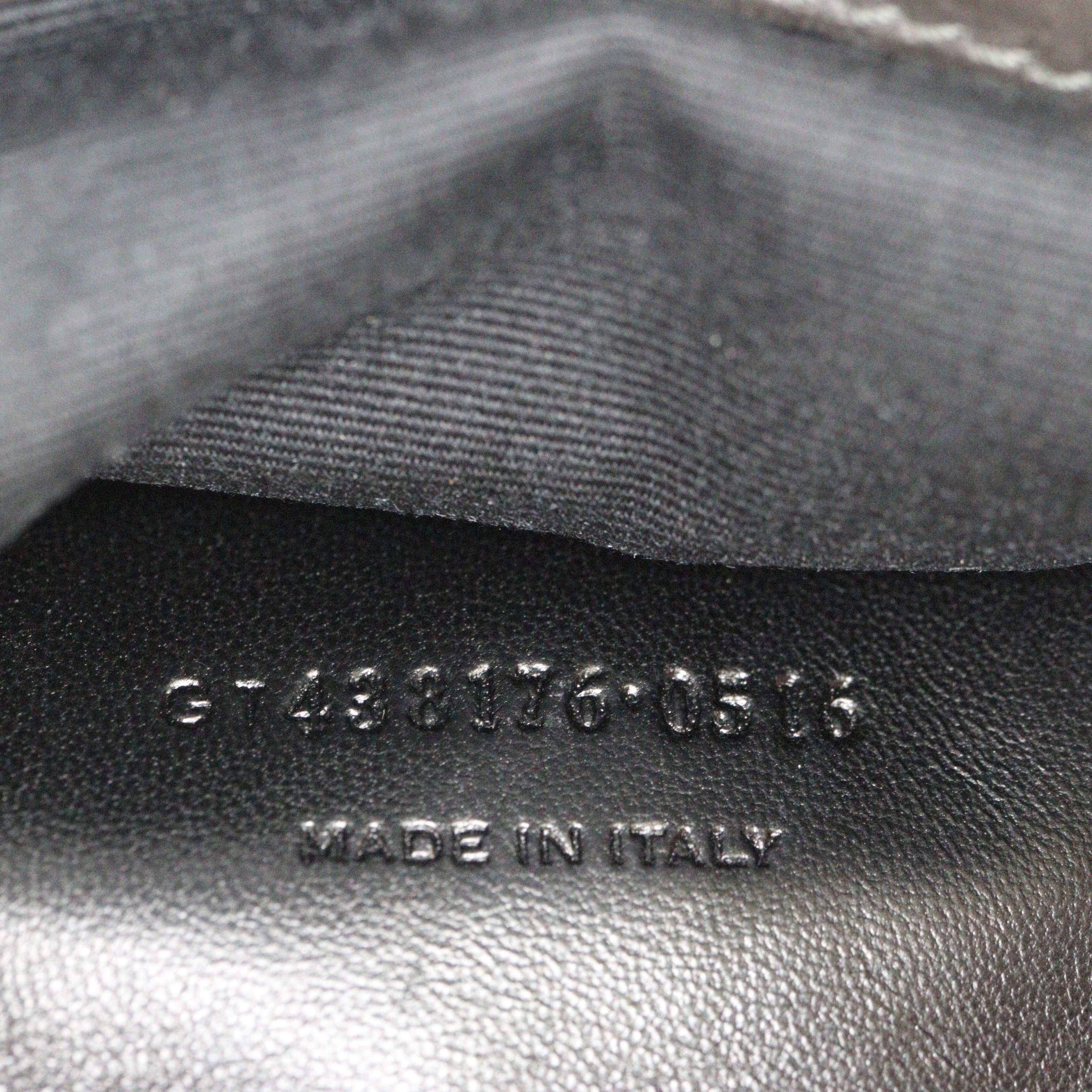 Saint Laurent West Hollywood Medium Croc-Embossed