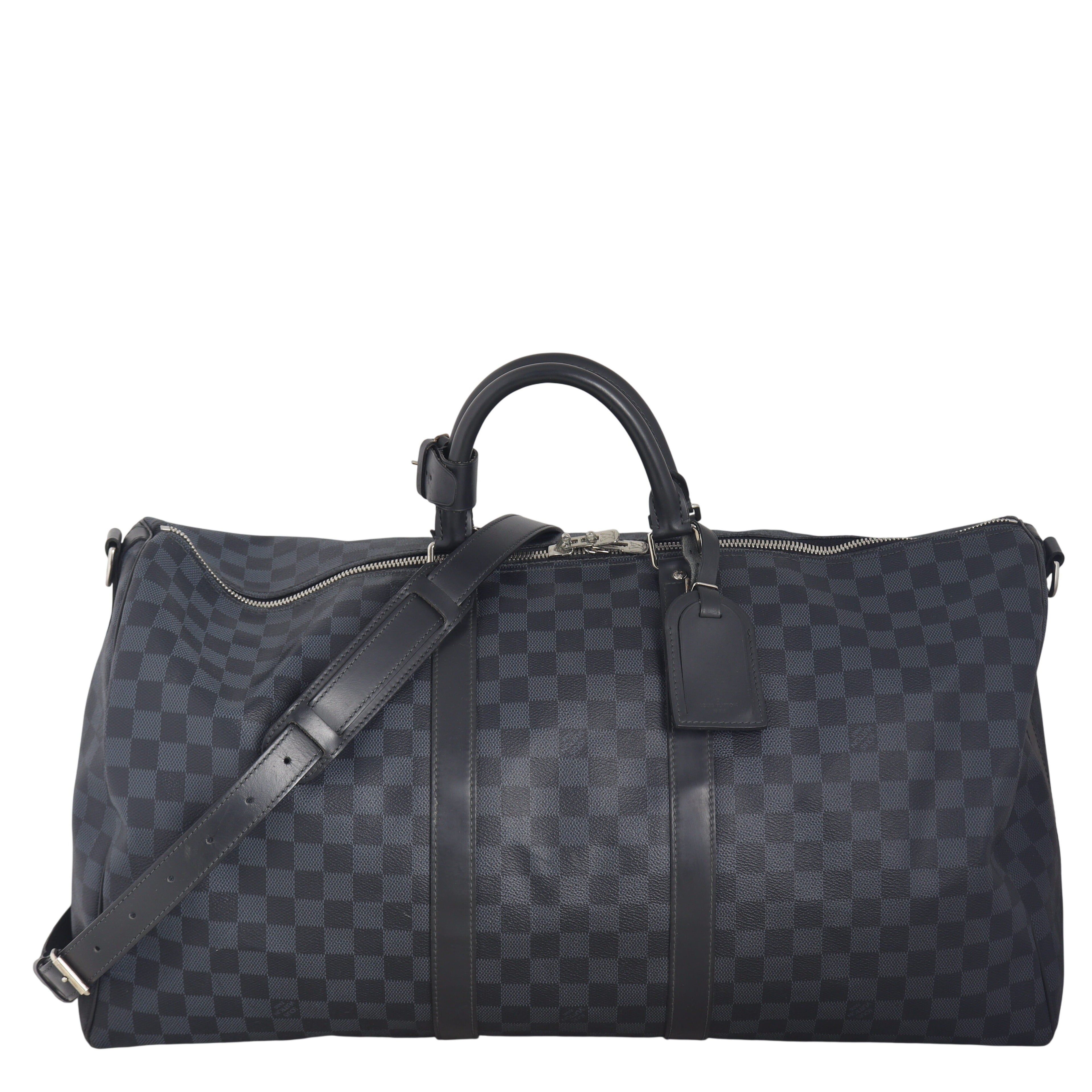 Louis Vuitton Keepall 55 Bandouliere Damier Cobalt