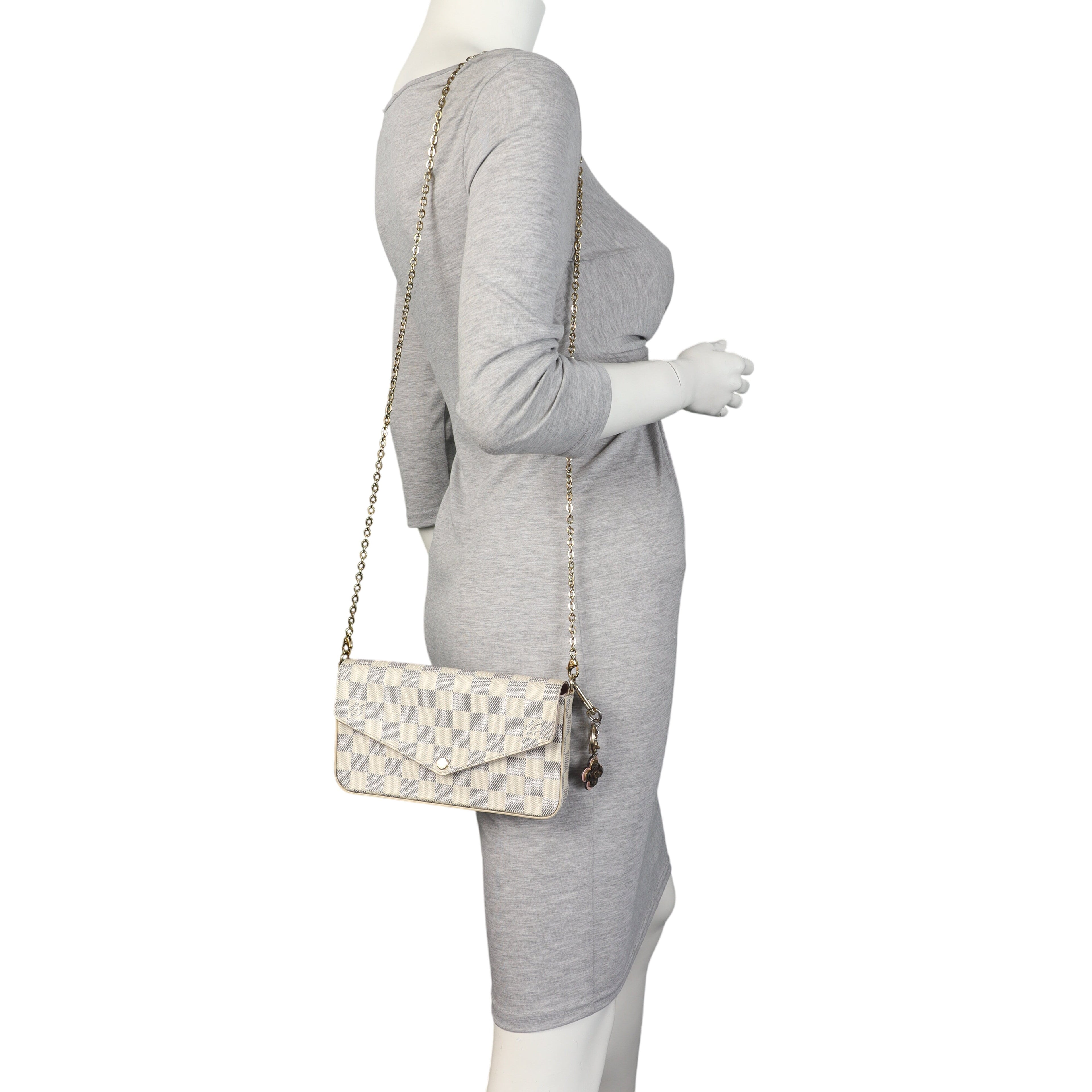 Louis Vuitton Pochette Felicie Damier Azur