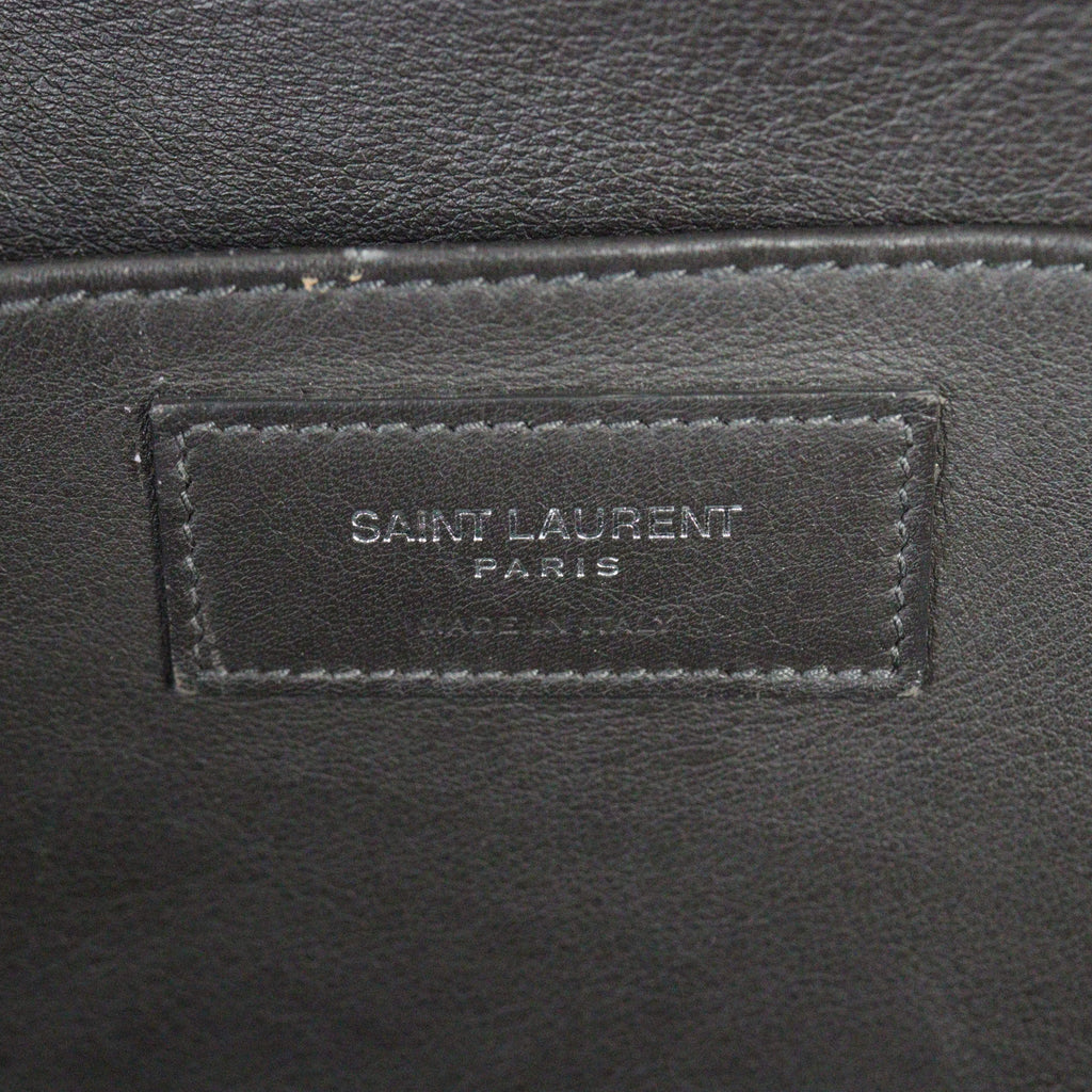 Saint Laurent Downtown Cabas Croc-Embossed