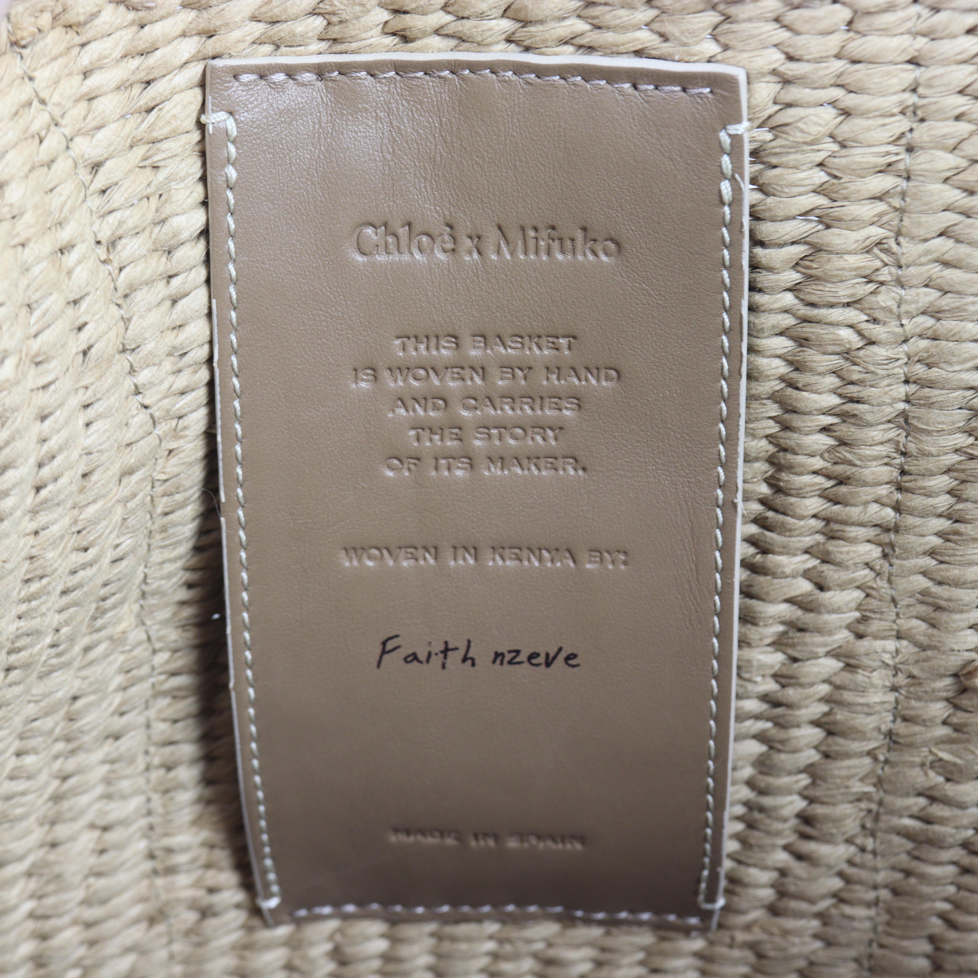 Chloe Woody Basket Bag Large