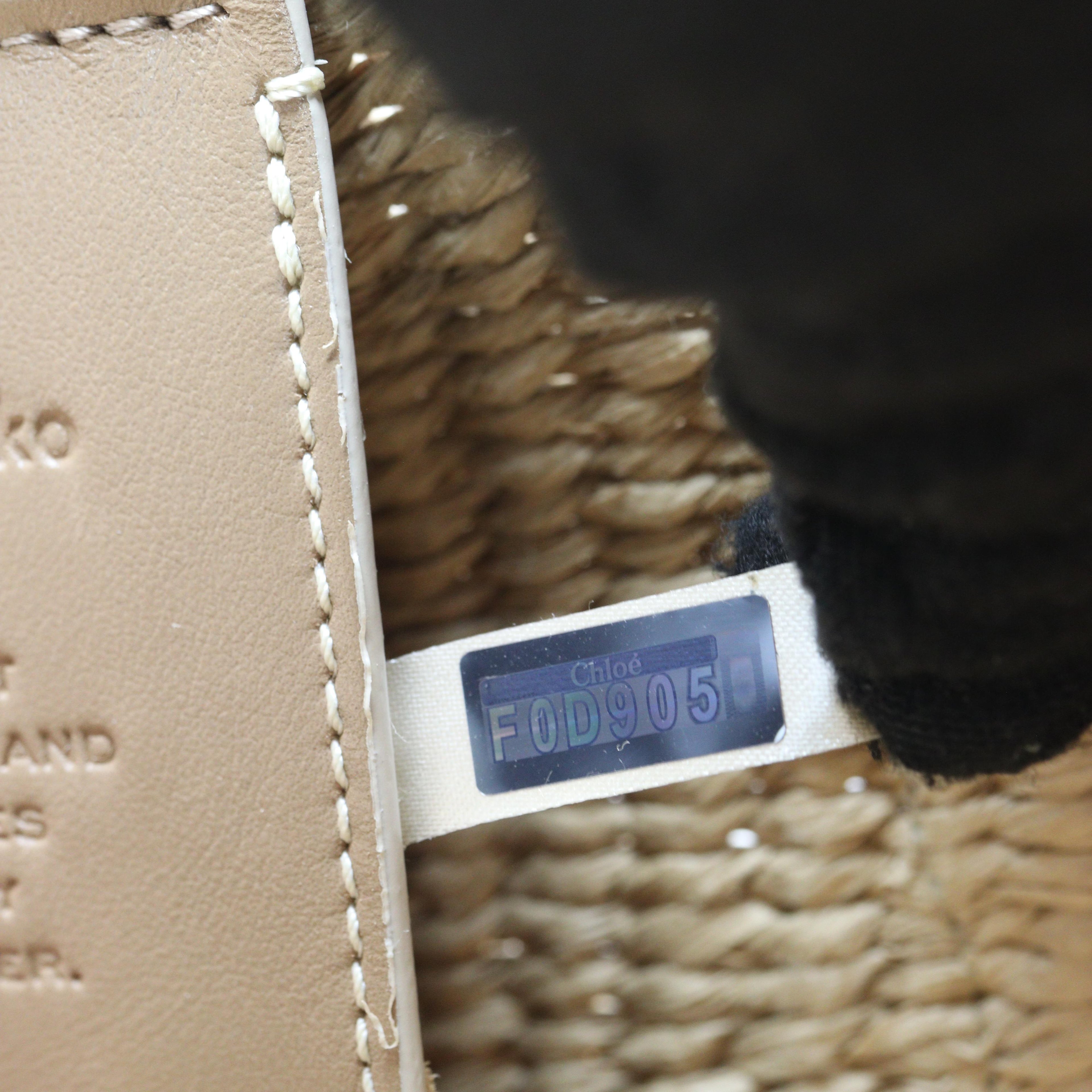 Chloe Woody Basket Bag Large