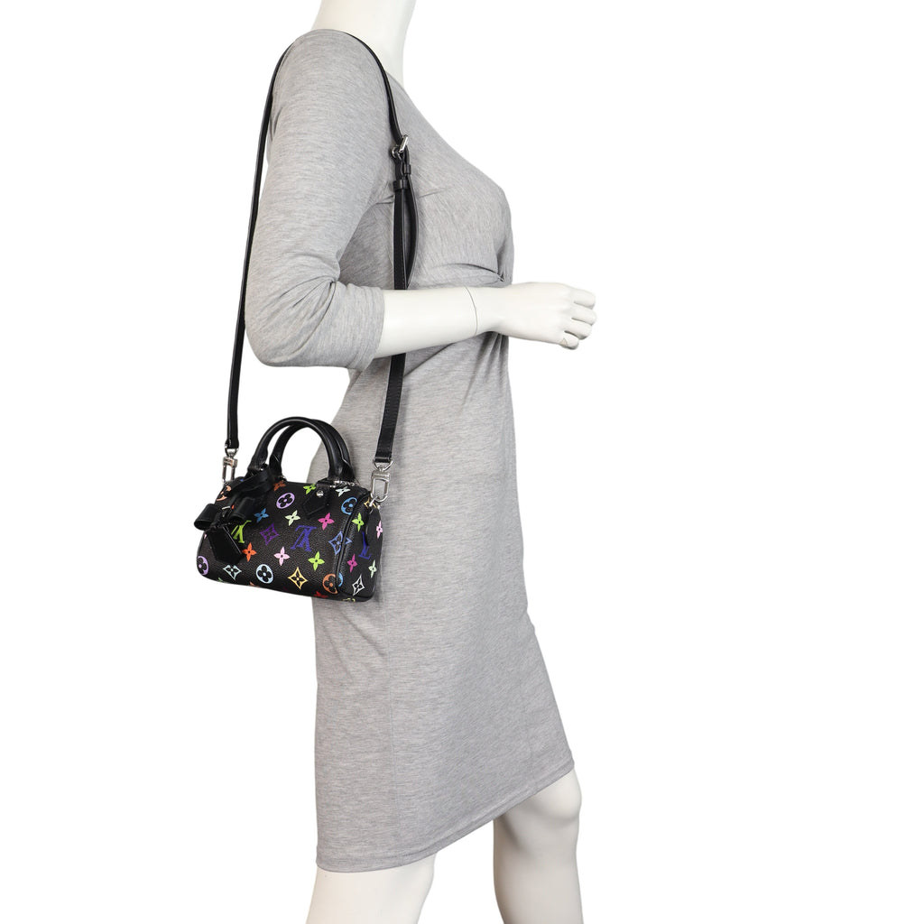 Louis Vuitton x Takashi Murakami Nano Speedy Monogram Multicolore