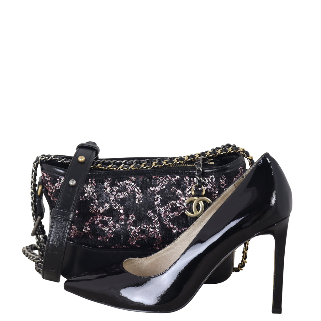 Chanel Gabrielle Hobo Small Sequins