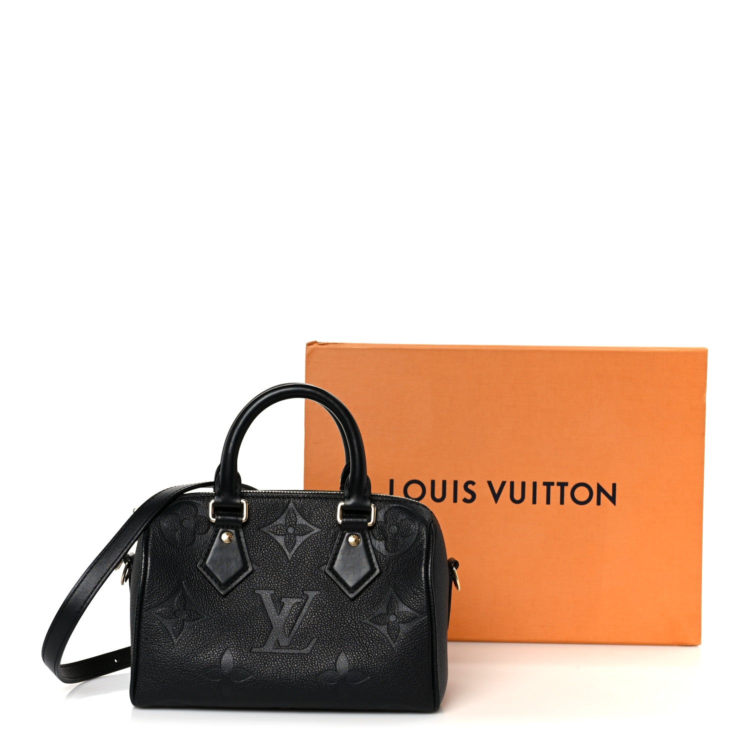 Empreinte Monogram Giant Speedy Bandouliere 20 Black