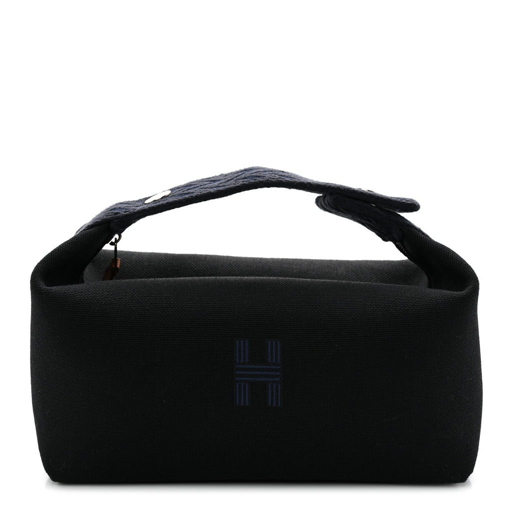 Canvas Small Bride-A-Brac Pouch Black Bleu Nuit