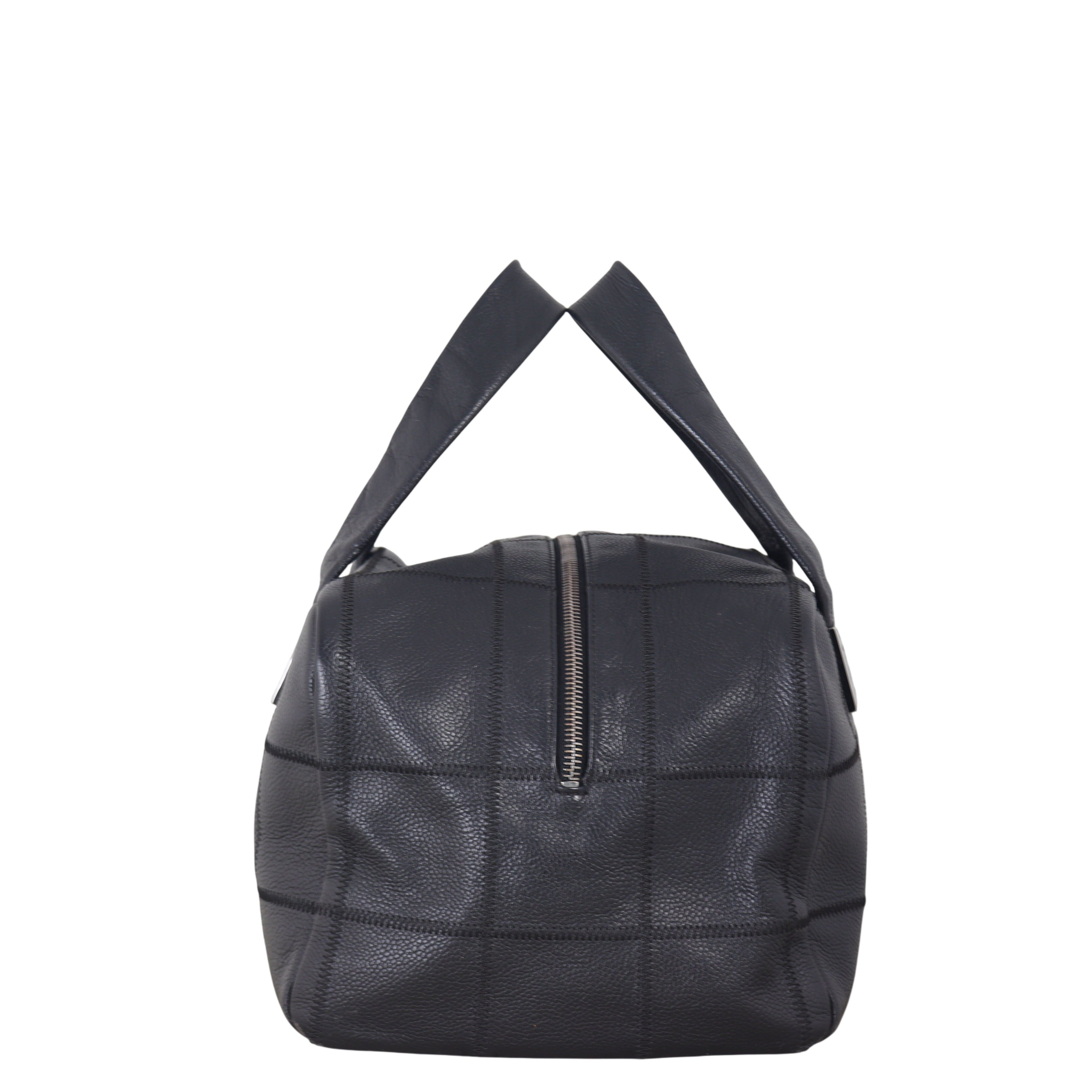Chanel Square Stitch Bowler Bag Medium
