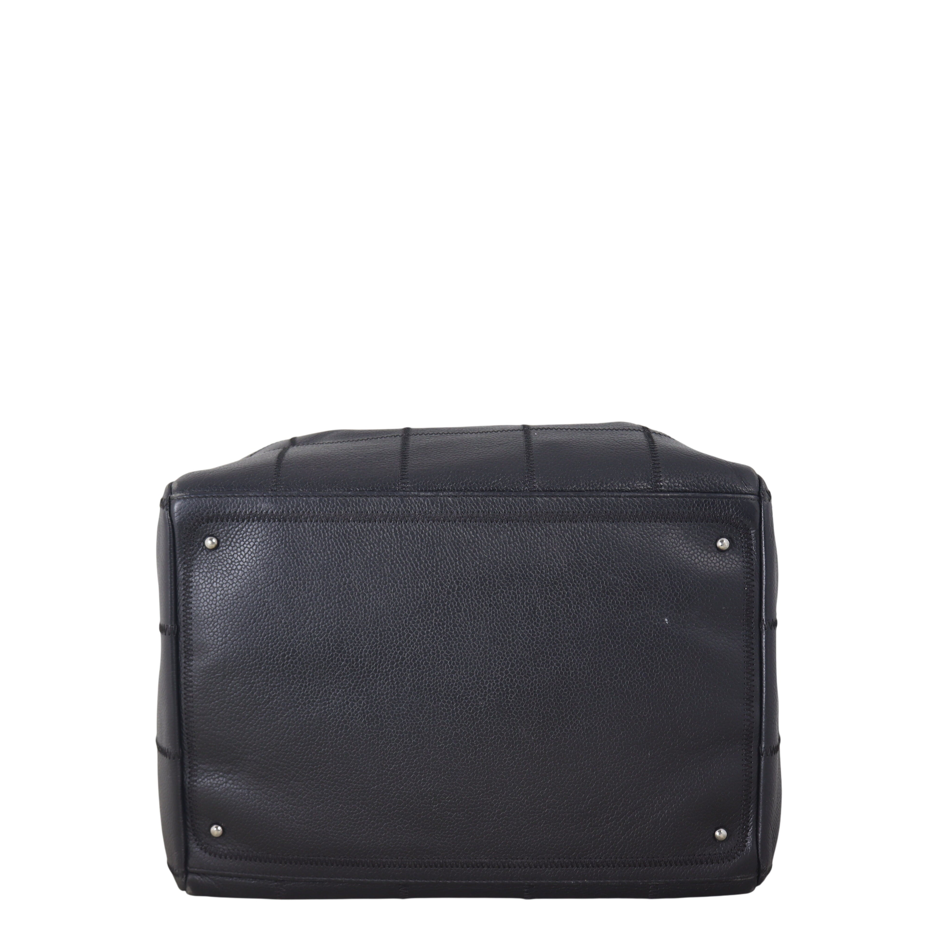 Chanel Square Stitch Bowler Bag Medium