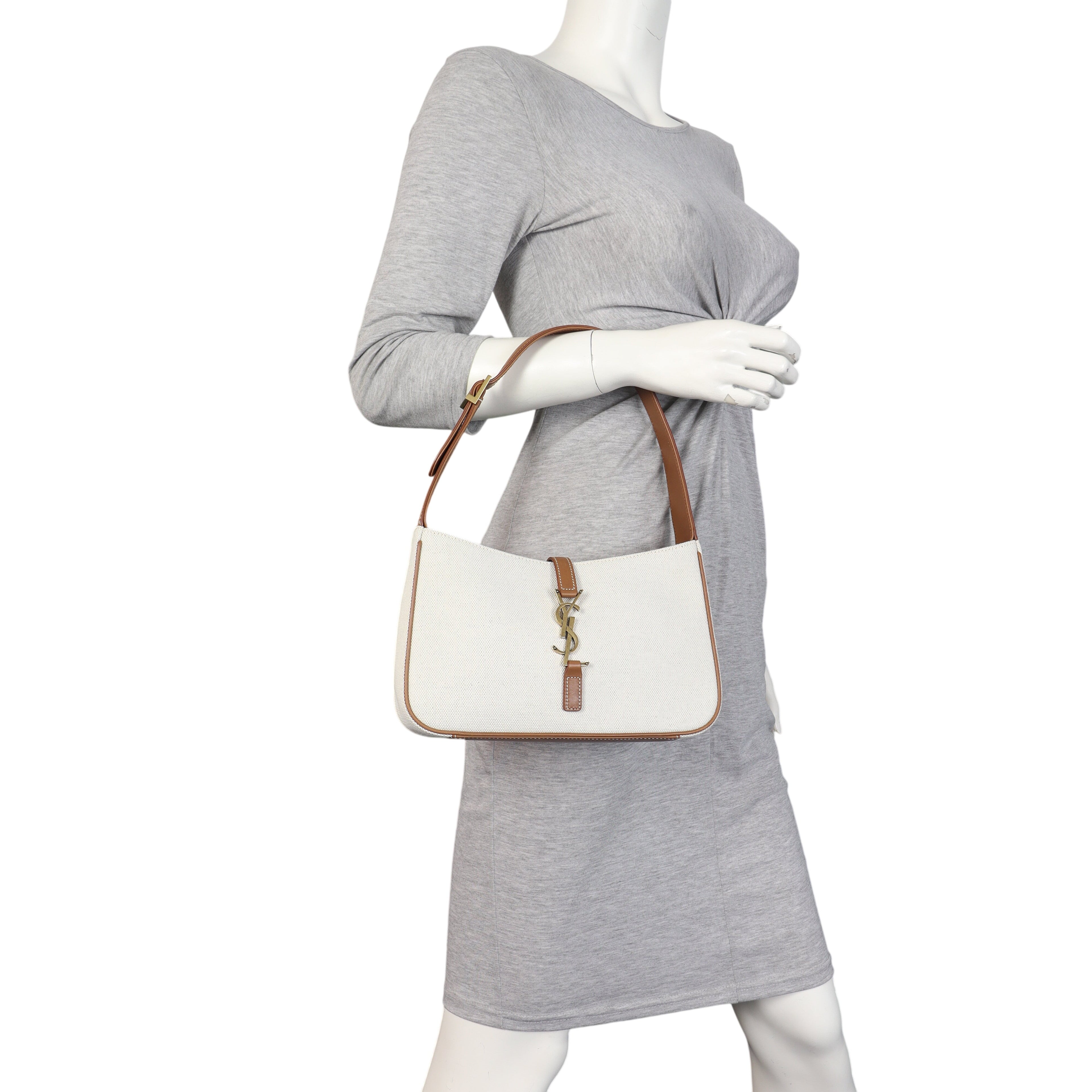 Saint Laurent Le 5 a 7 Hobo Canvas
