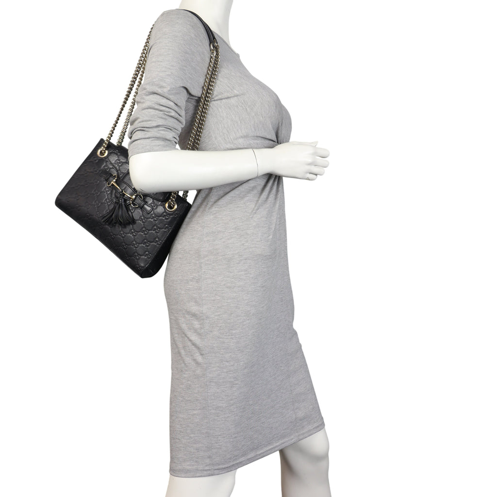 Gucci Emily Guccissima Small Chain Shoulder Bag