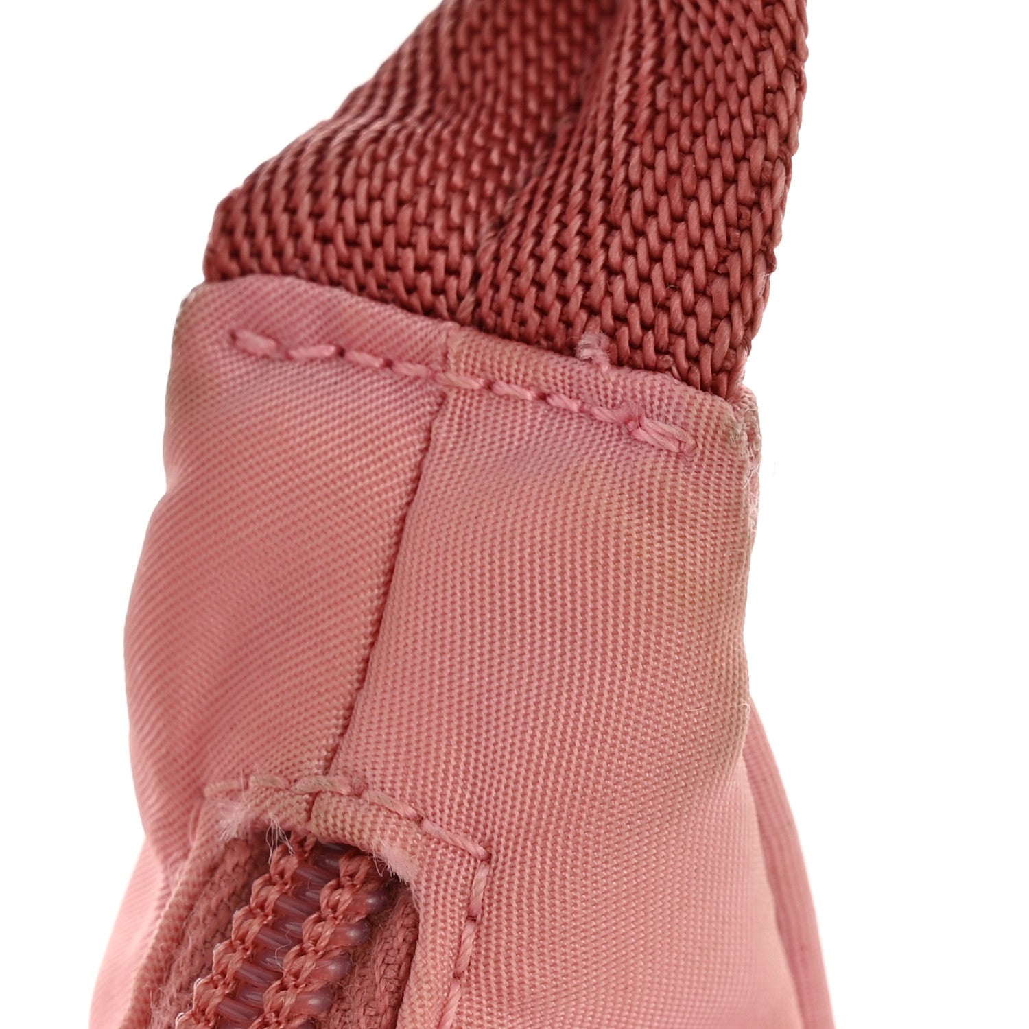 Tessuto Nylon Saffiano Mini Re-Edition 2000 Bag Rosa