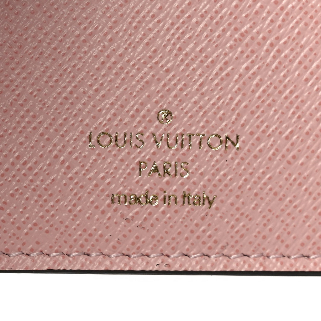Monogram Lou Wallet Rose Ballerine