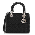 Lambskin Cannage Medium Lady Dior Black