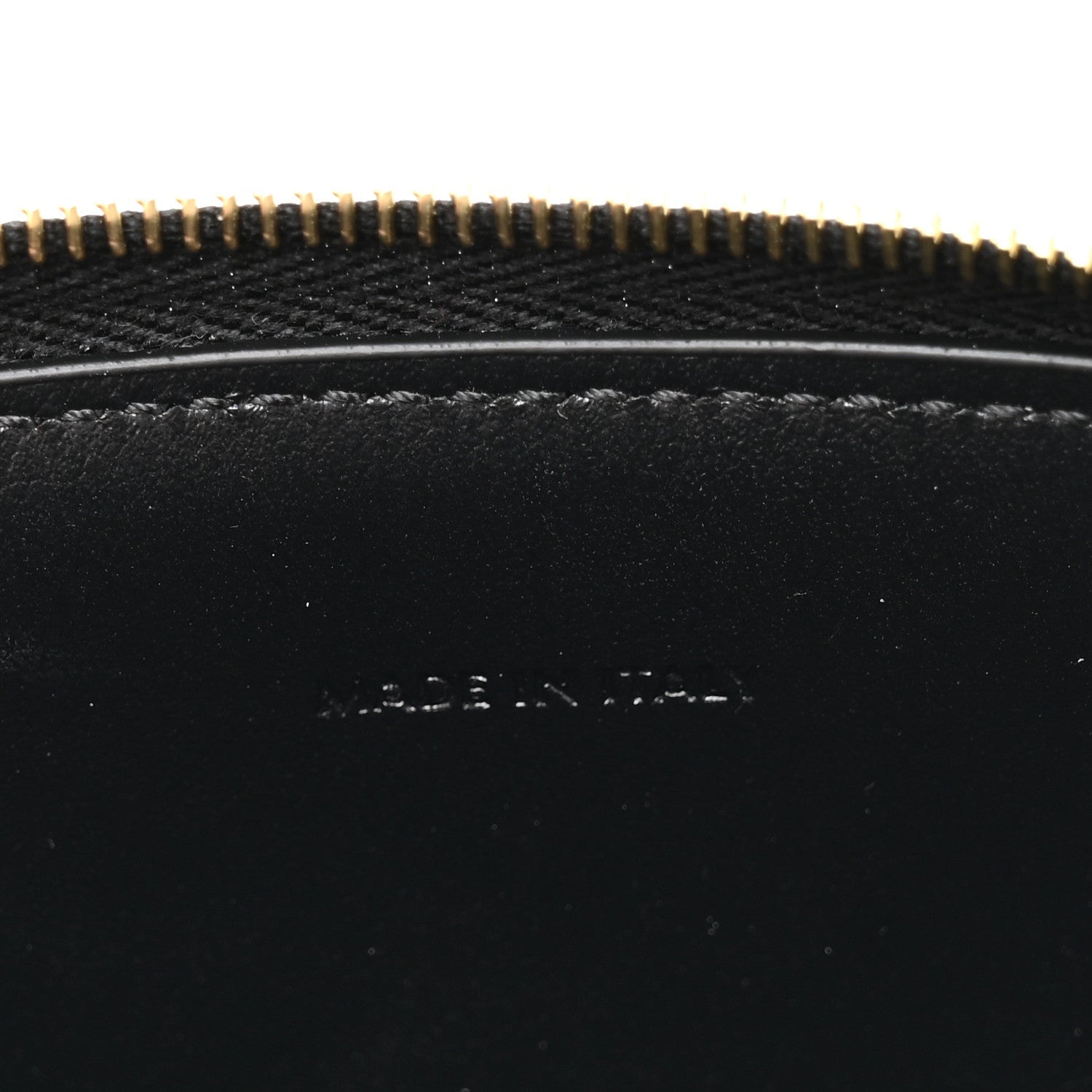 Smooth Calfskin Cuir Triomphe Clutch on Chain Black
