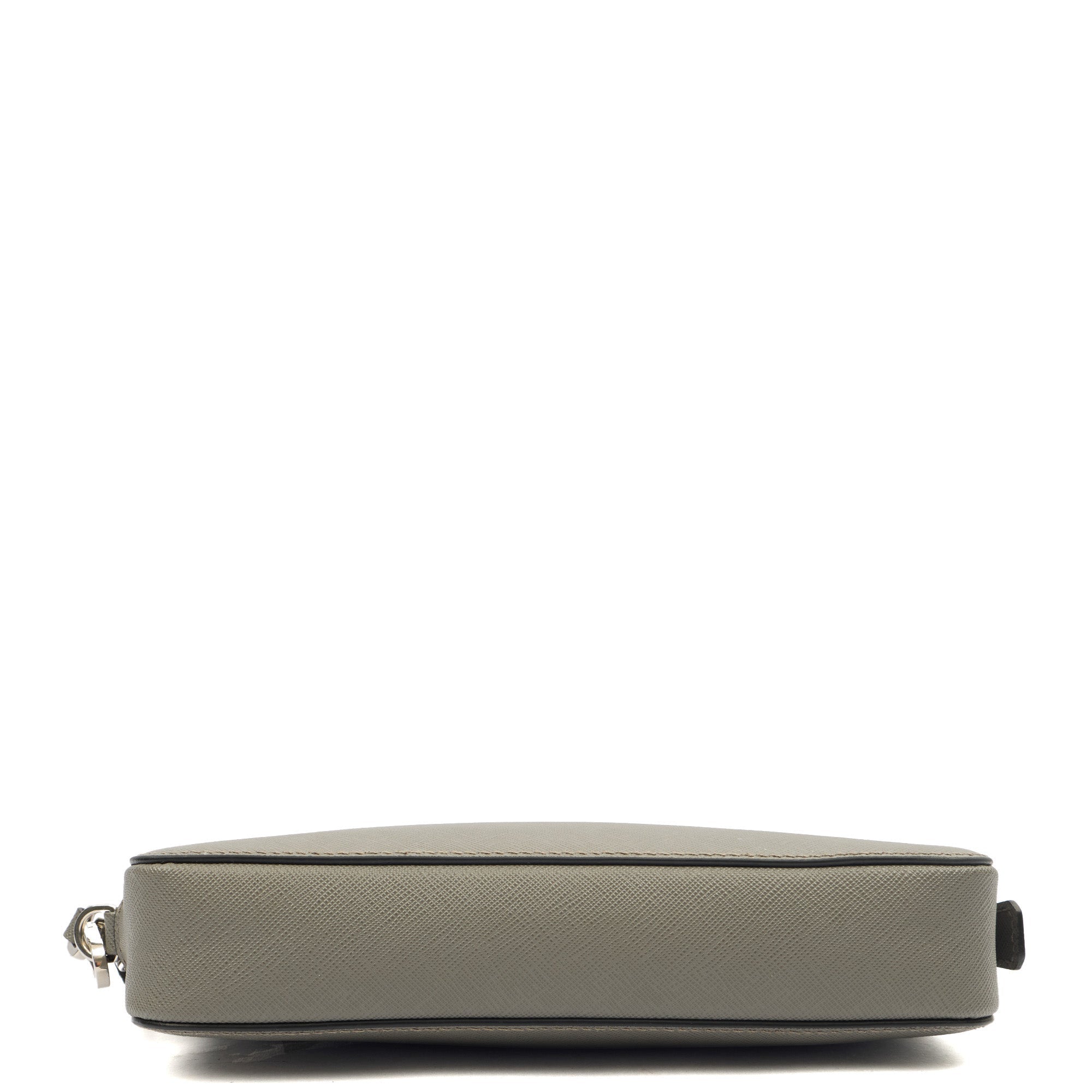 Prada Clutch Brique - Small in Grey, Calfskin