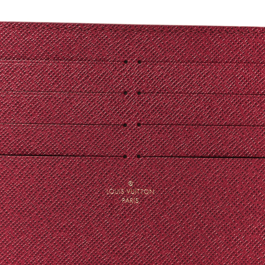Calfskin Pochette Felicie  Holder Insert Fuchsia
