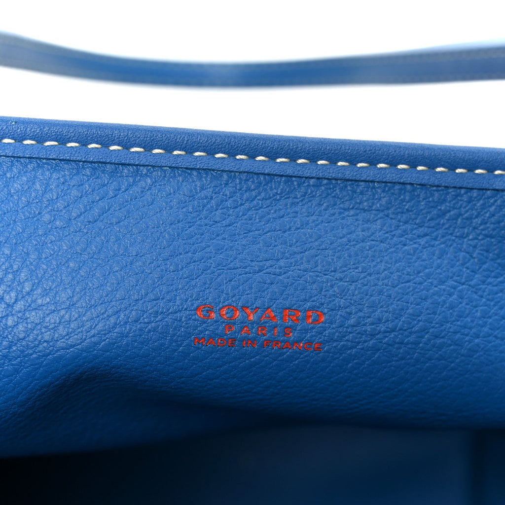 Goyardine Reversible Mini Anjou Sky Blue