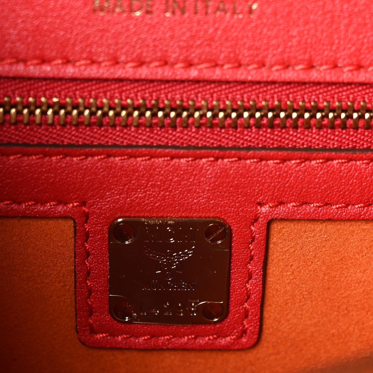 Suede Calf Hair Visetos Patricia Crossbody Bag Cognac Multicolor