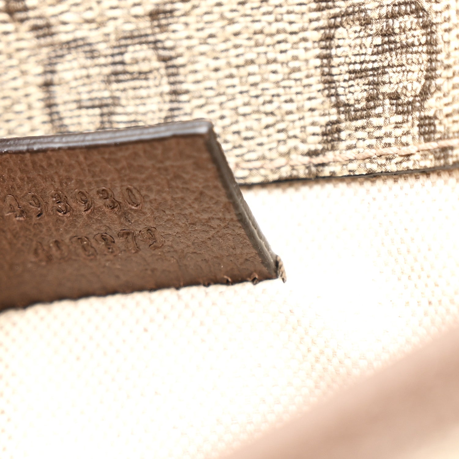 GG Supreme Monogram Neo Vintage Web Belt Bag Brown