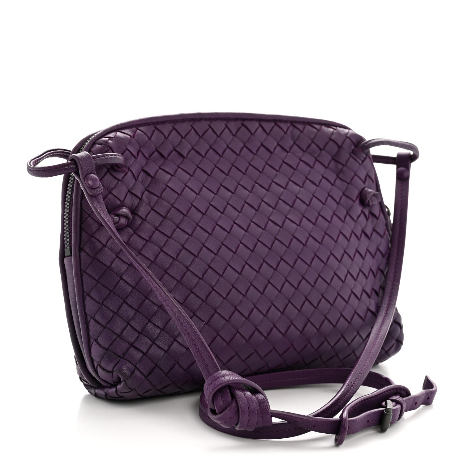 Nappa Intrecciato Nodini Crossbody Messenger Monalisa