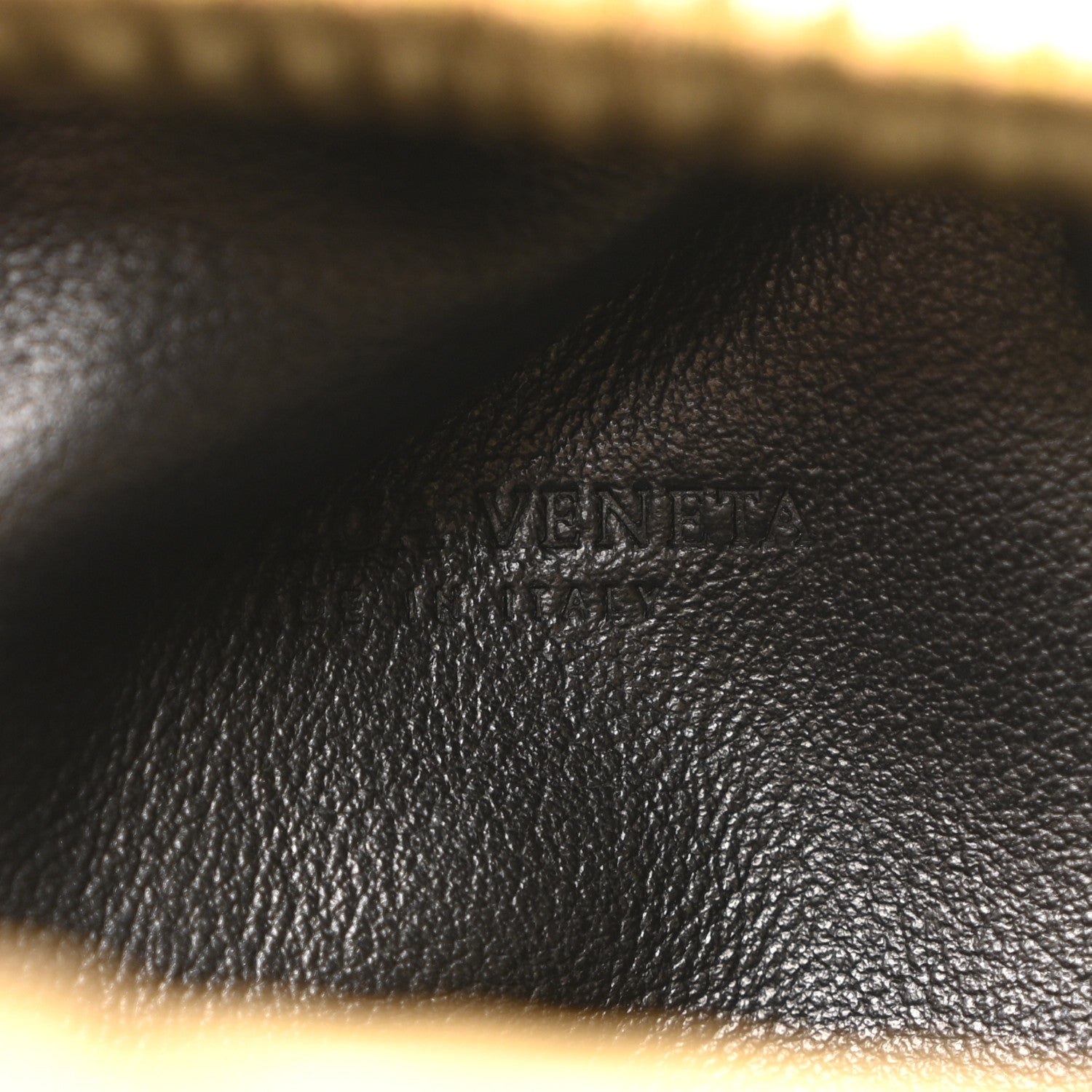 Metallic Bark Calfskin The Mini Pouch Gold