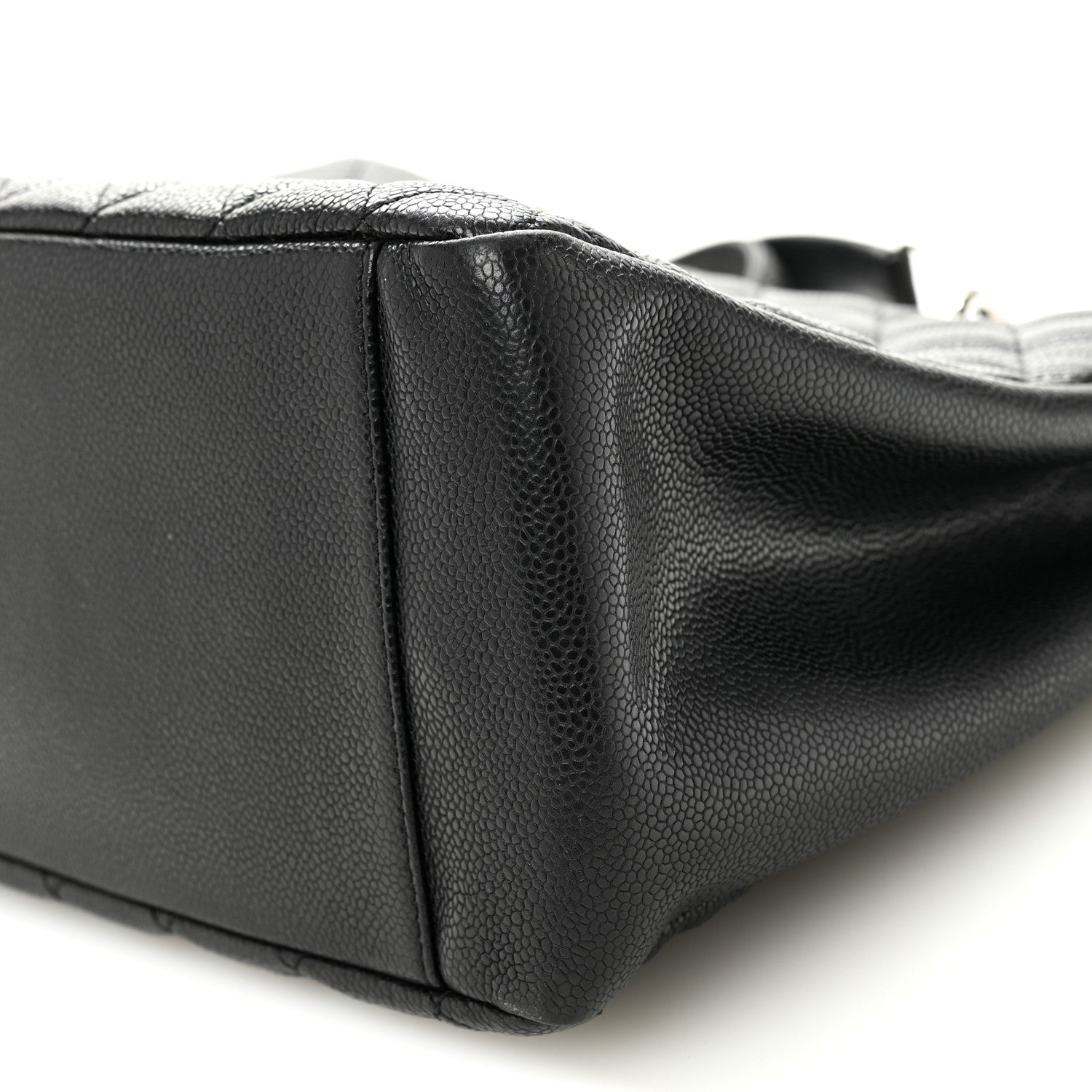 Caviar Quilted Grand Shopping Tote GST Black