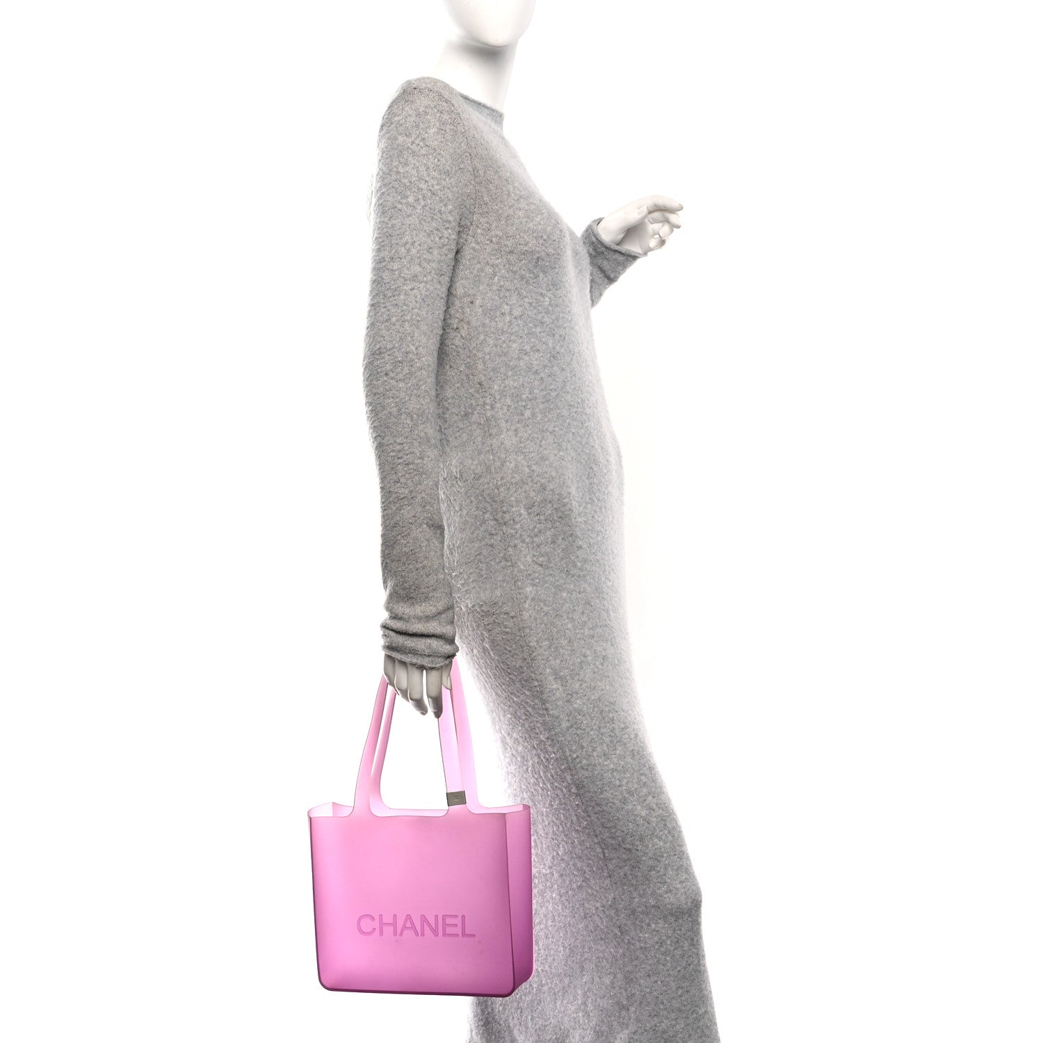 Jelly Rubber Tote Purple