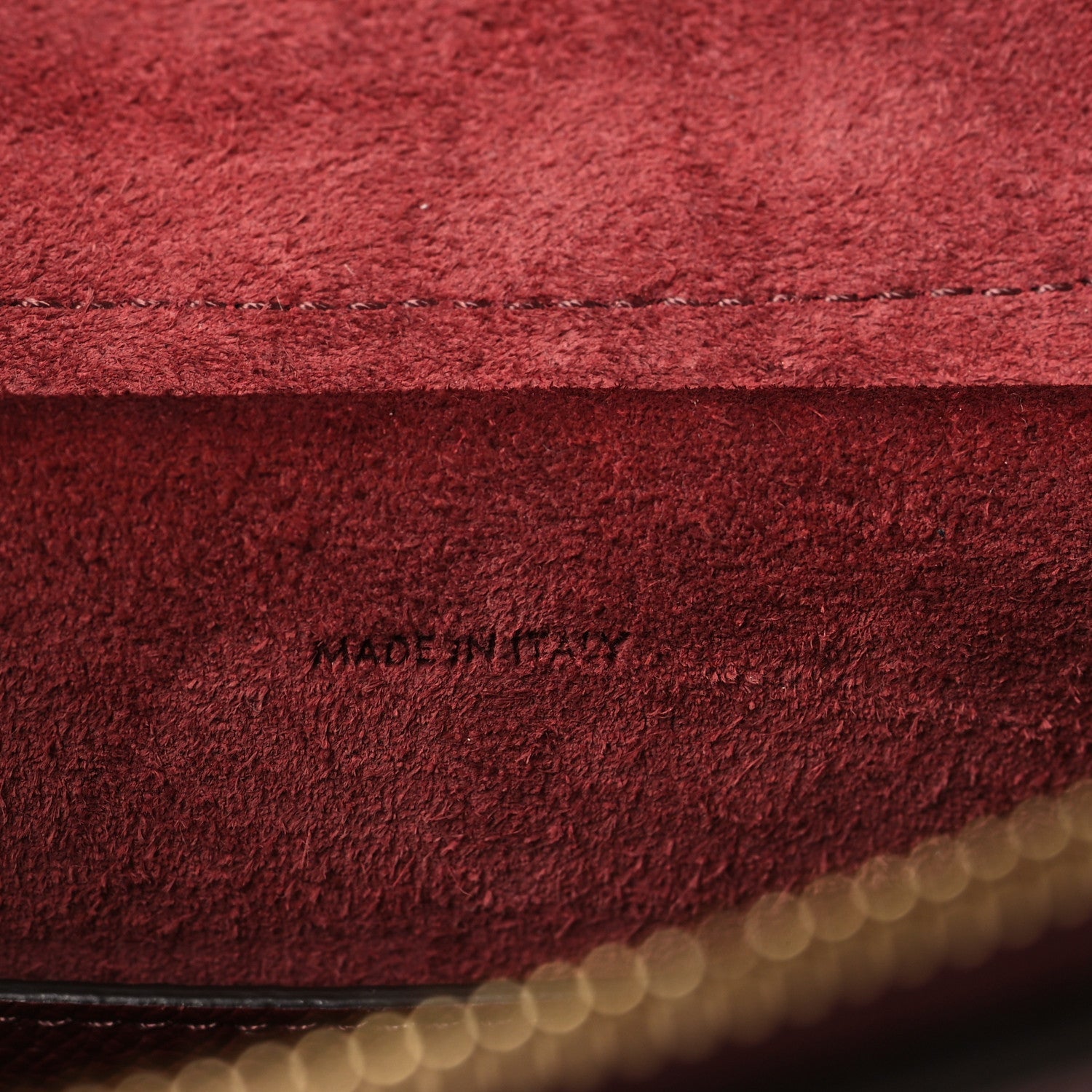 Grained Calfskin Micro Belt Bag Plum