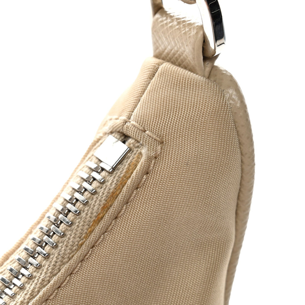 Re-Nylon Saffiano Mini Re-Edition 2005 Bag Deserto