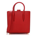 Calfskin Patent Studded Small Paloma Red
