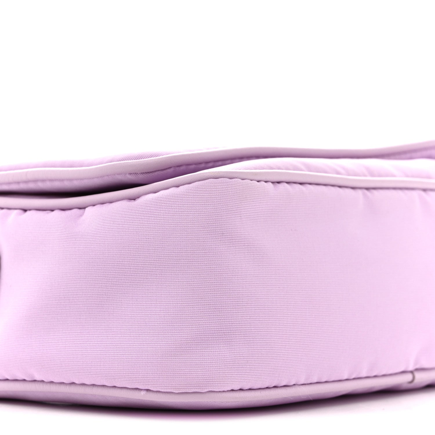 Nylon Skull Camera Crossbody Bag Lilac