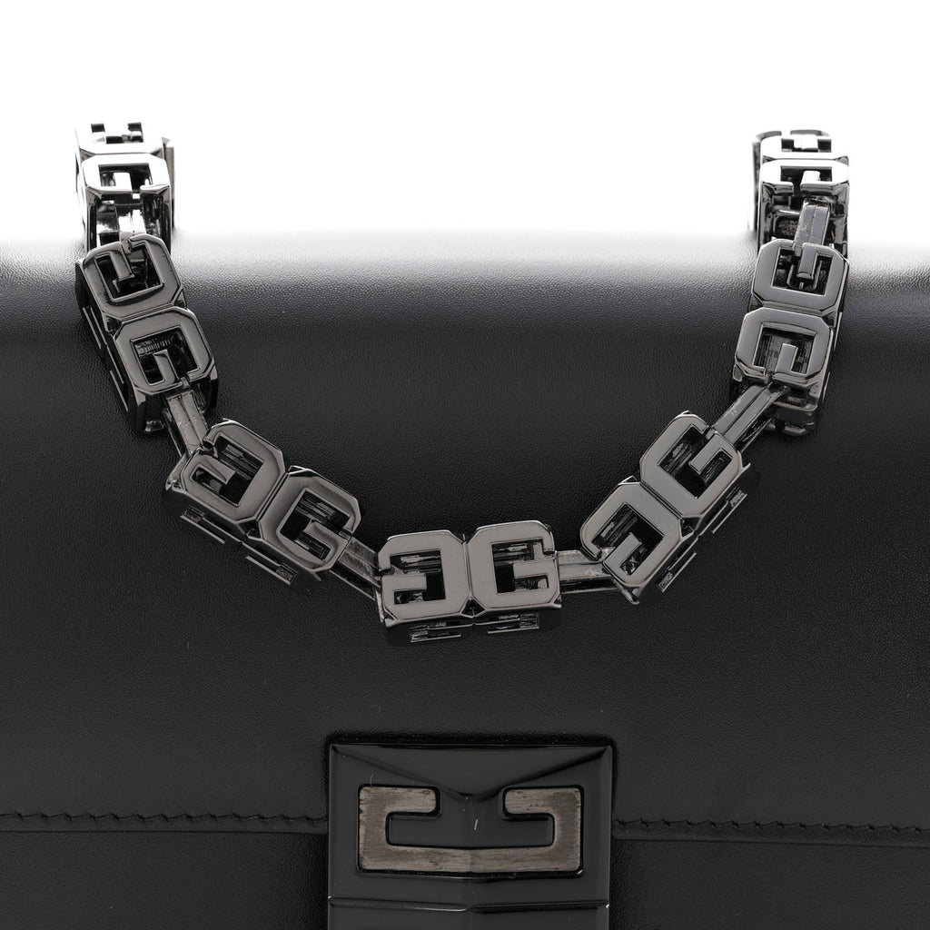 Box Calfskin Small 4G Cube Chain Shoulder Bag So Black