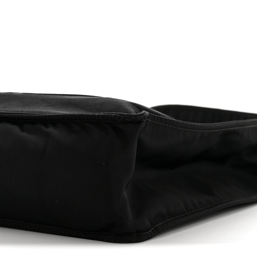 Nylon Button CC Tote Black