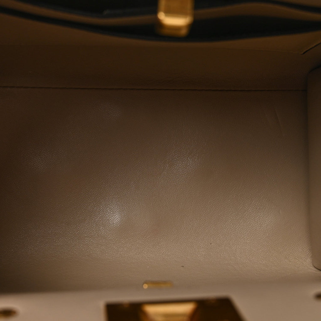 Calfskin Small The Studio Box Bag Daino