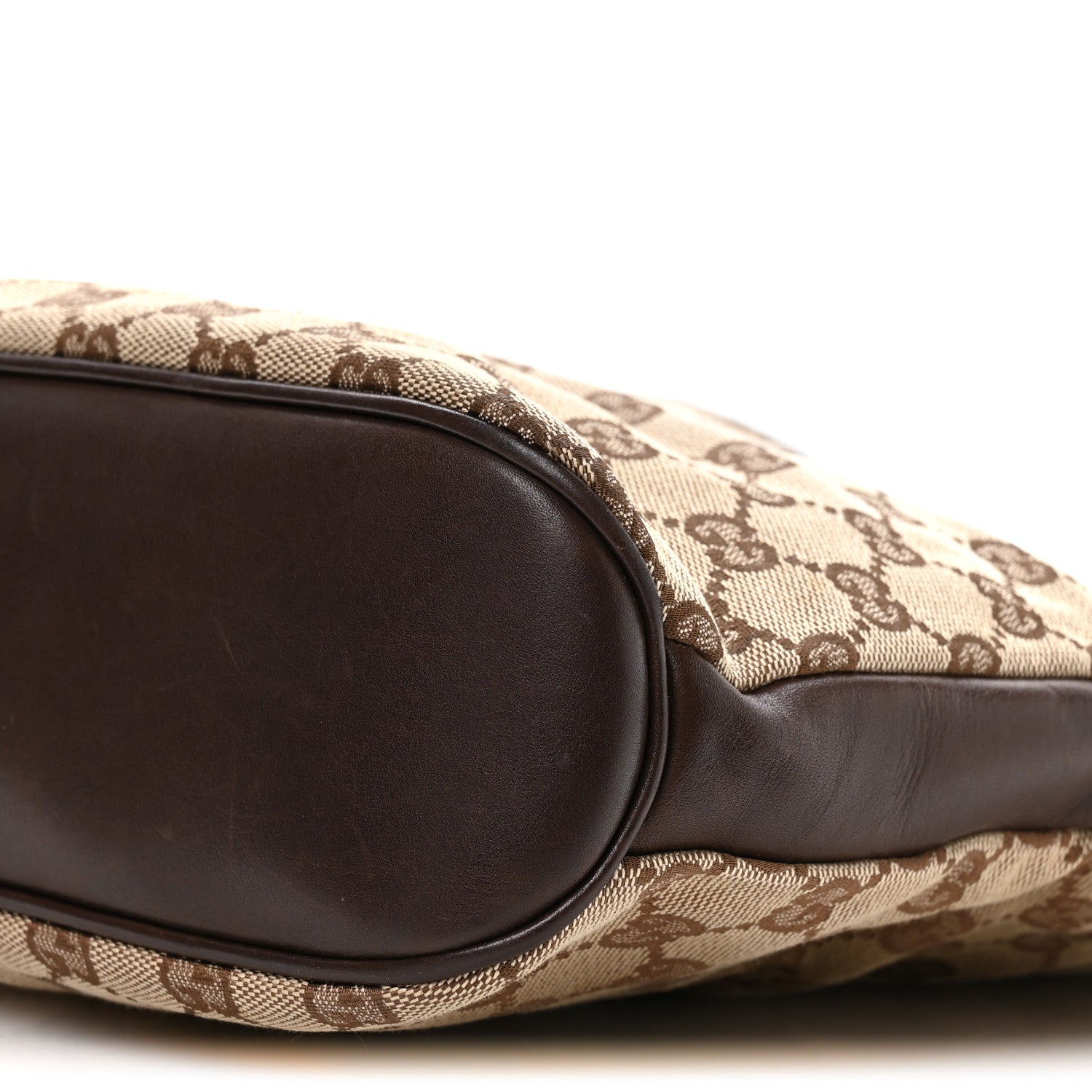 Monogram Braided Shoulder Bag Brown