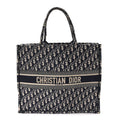 Oblique Large Book Tote Blue Multicolor