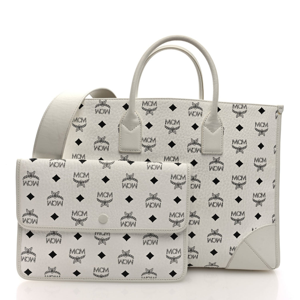 Visetos Large Munchen Tote White