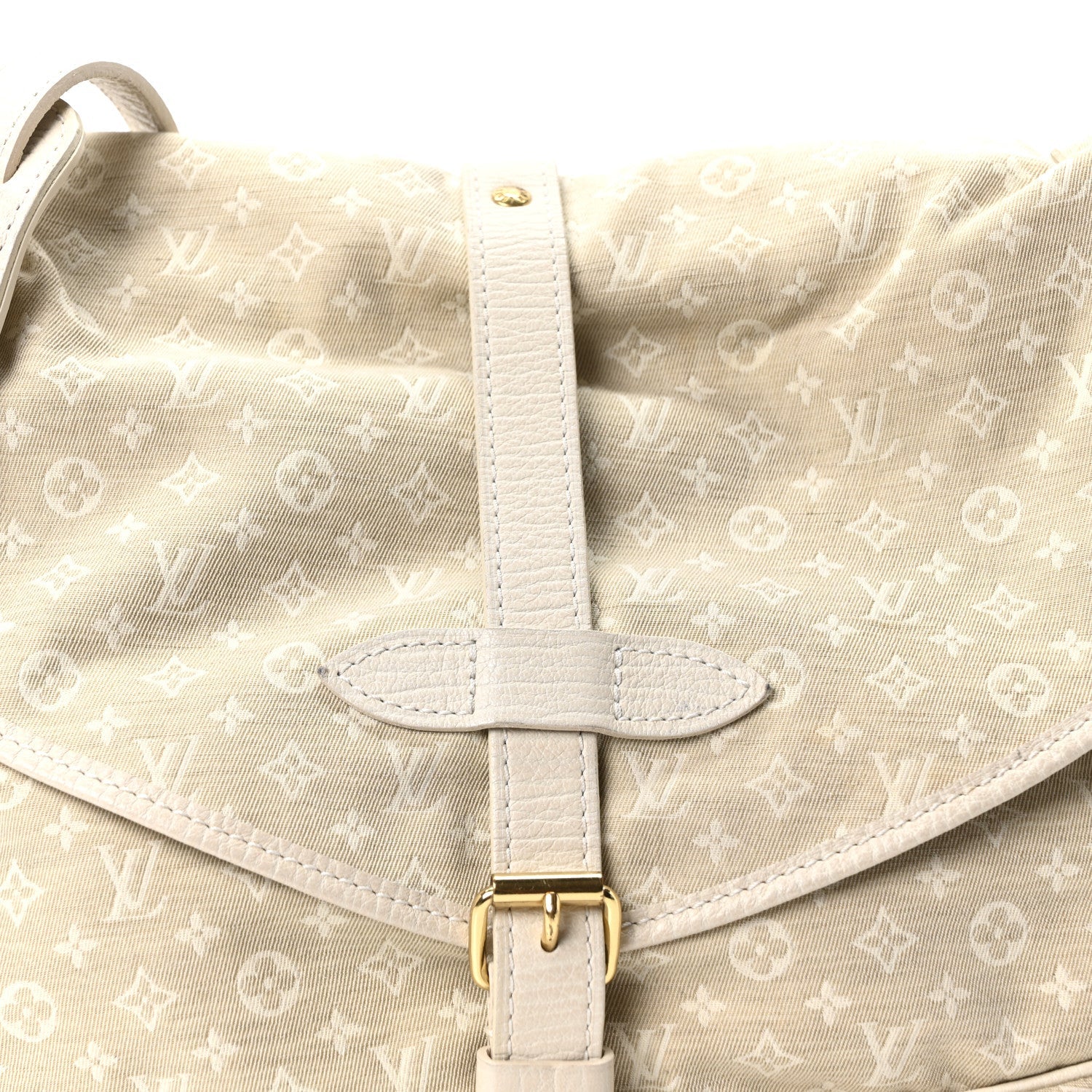 Monogram Mini Lin Saumur Dune