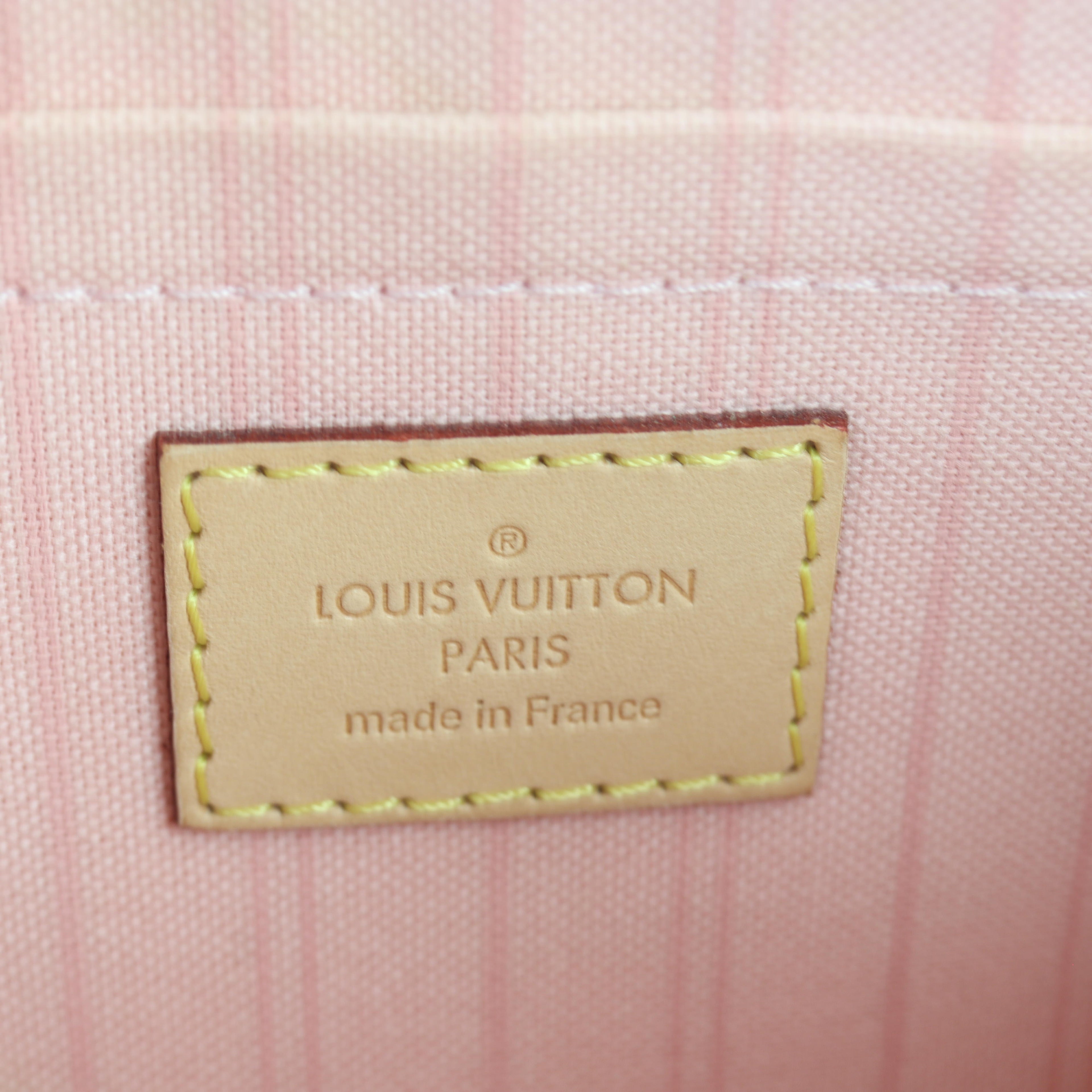 Louis Vuitton Neverfull Pochette Damier Azur