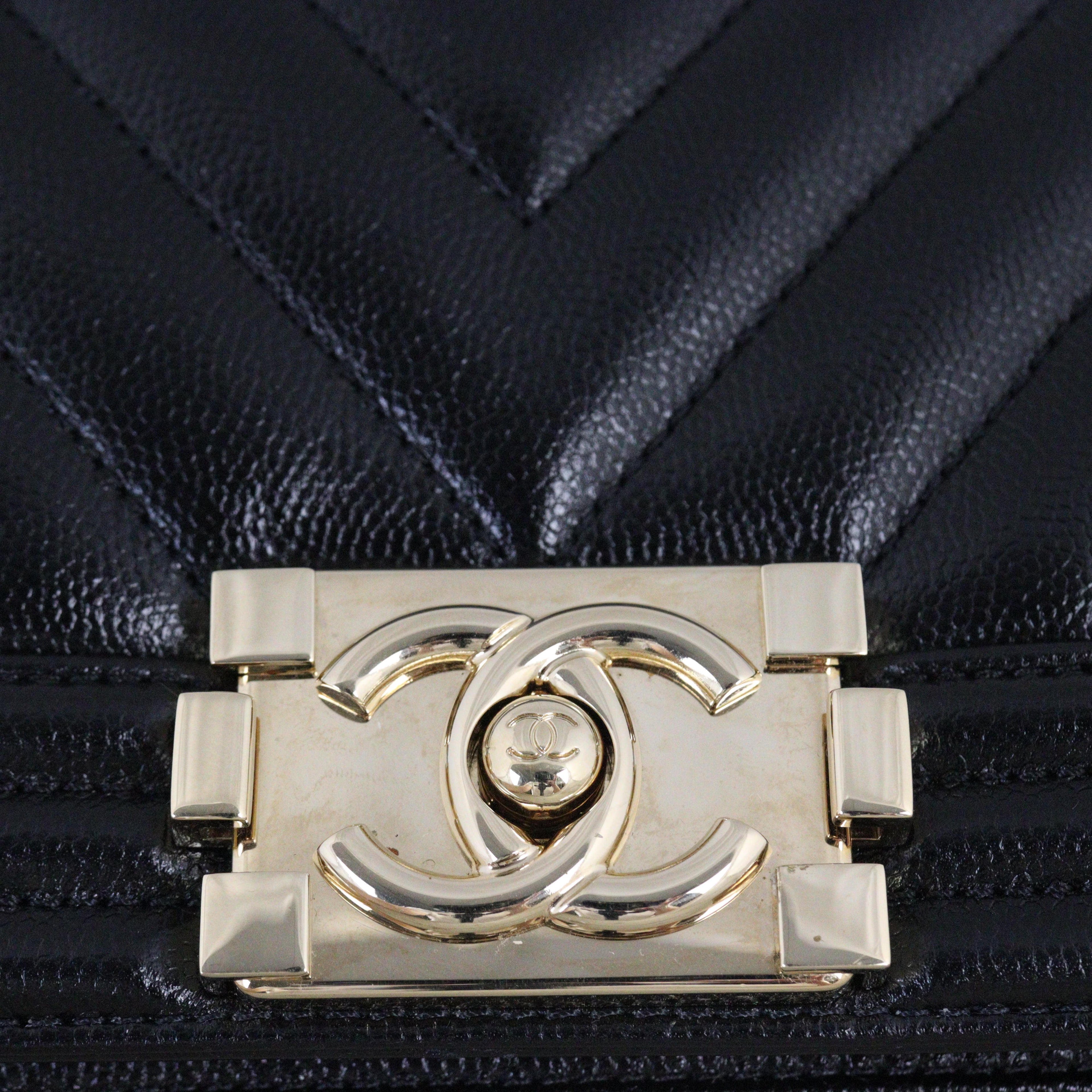 Chanel Boy Old Medium Chevron