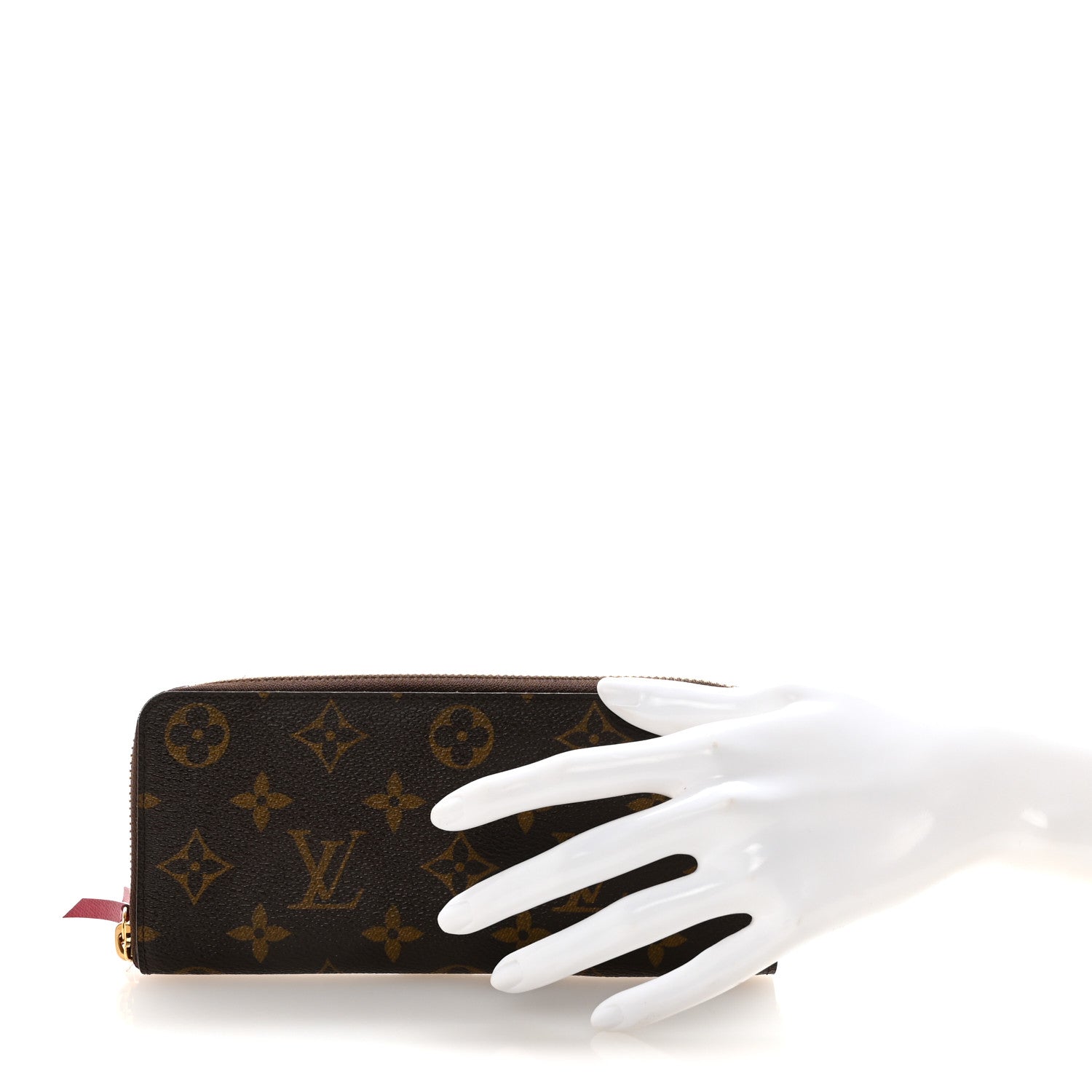 Monogram Clemence Wallet Fuchsia