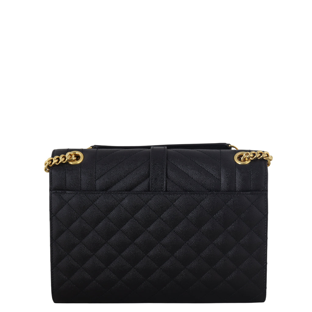 Saint Laurent Monogram Mix Matelasse Envelope Chain Bag Medium