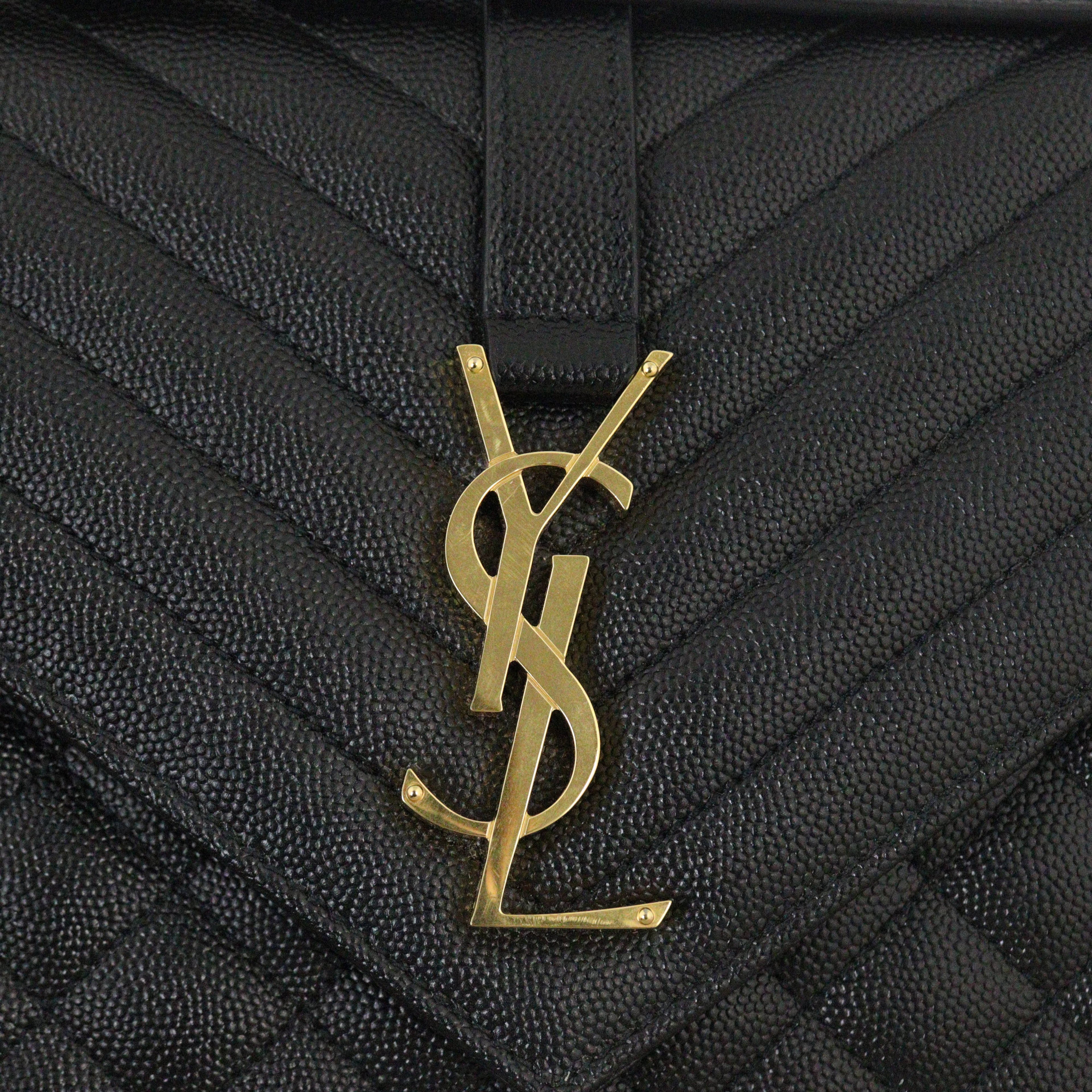 Saint Laurent Monogram Mix Matelasse Envelope Chain Bag Medium