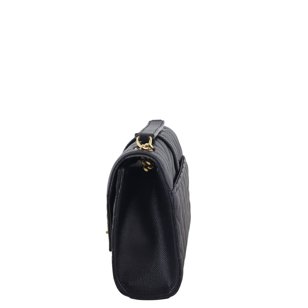 Saint Laurent Monogram Mix Matelasse Envelope Chain Bag Small