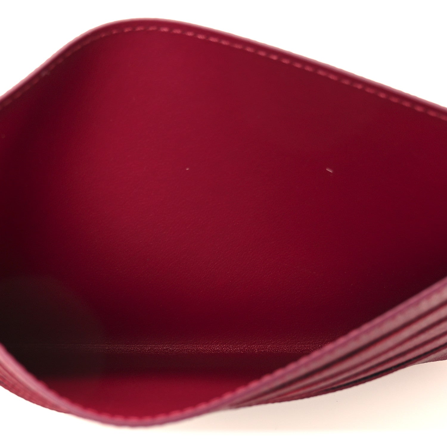 Calfskin Pochette Felicie  Holder Insert Fuchsia