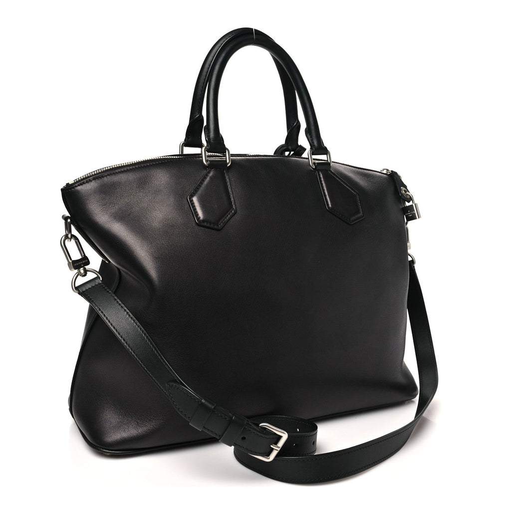 Smooth Millesime Calfskin Lockit MM Black