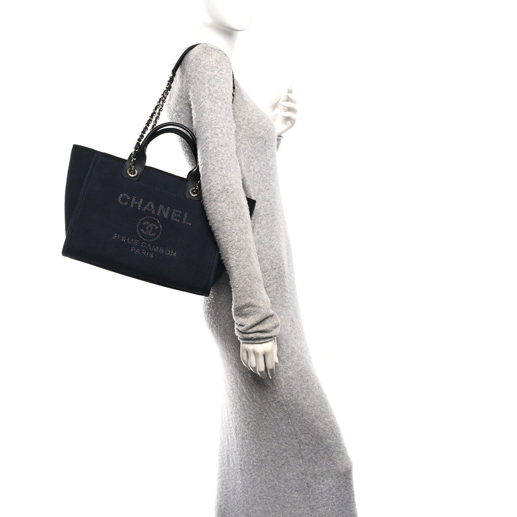 Mixed Fibers Small Deauville Tote Black